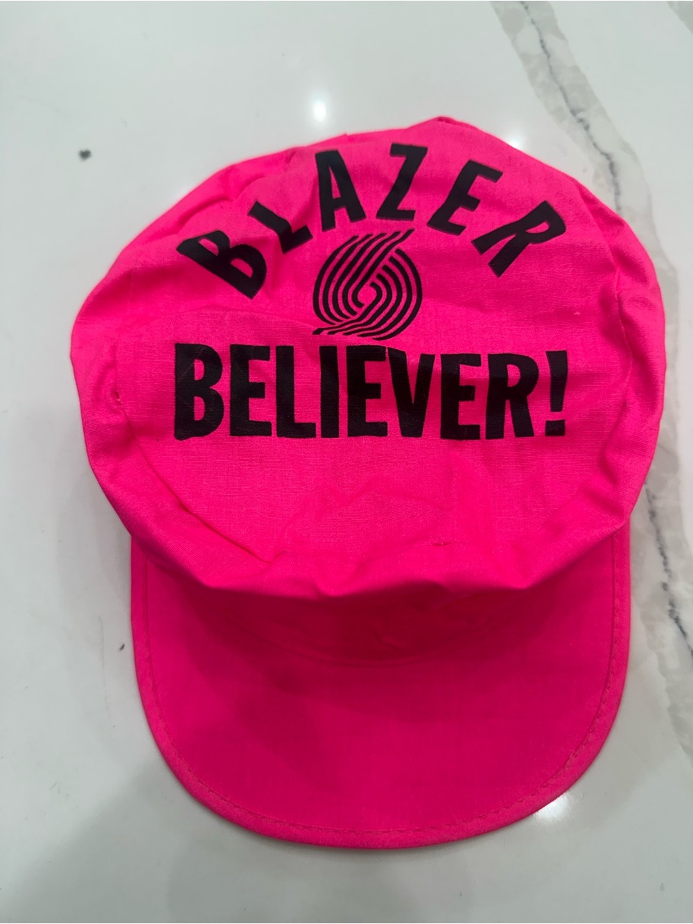 Blazer Believer!  Pink Painter’s Cap